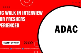 ADAC Walk in Interview