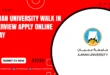 Ajman University Walk in Interview