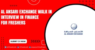 Al Ansari Exchange Walk in Interview
