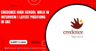 Credence High School Walk in Interview