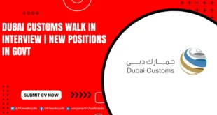 Dubai Customs Walk in Interview