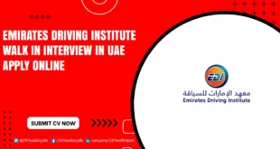 Emirates Driving Institute Walk in Interview