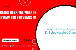 Emirates Hospital Walk in Interview