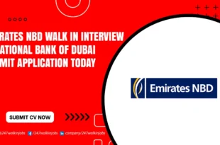 Emirates NBD Walk in Interview