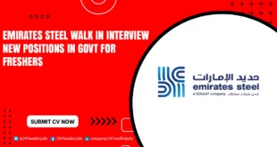 Emirates Steel Walk in Interview