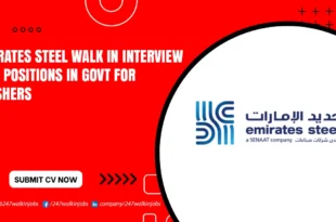 Emirates Steel Walk in Interview