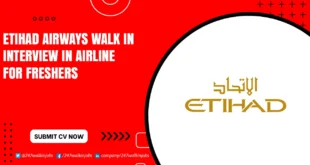 Etihad Airways Walk in Interview