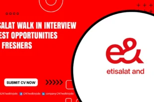Etisalat Walk in Interview