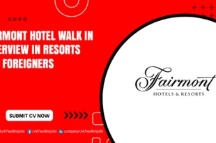 Fairmont Hotel Walk in Interview