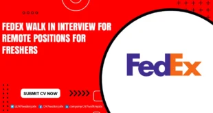 FedEx Walk in Interview