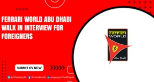 Ferrari World Abu Dhabi Walk in Interview