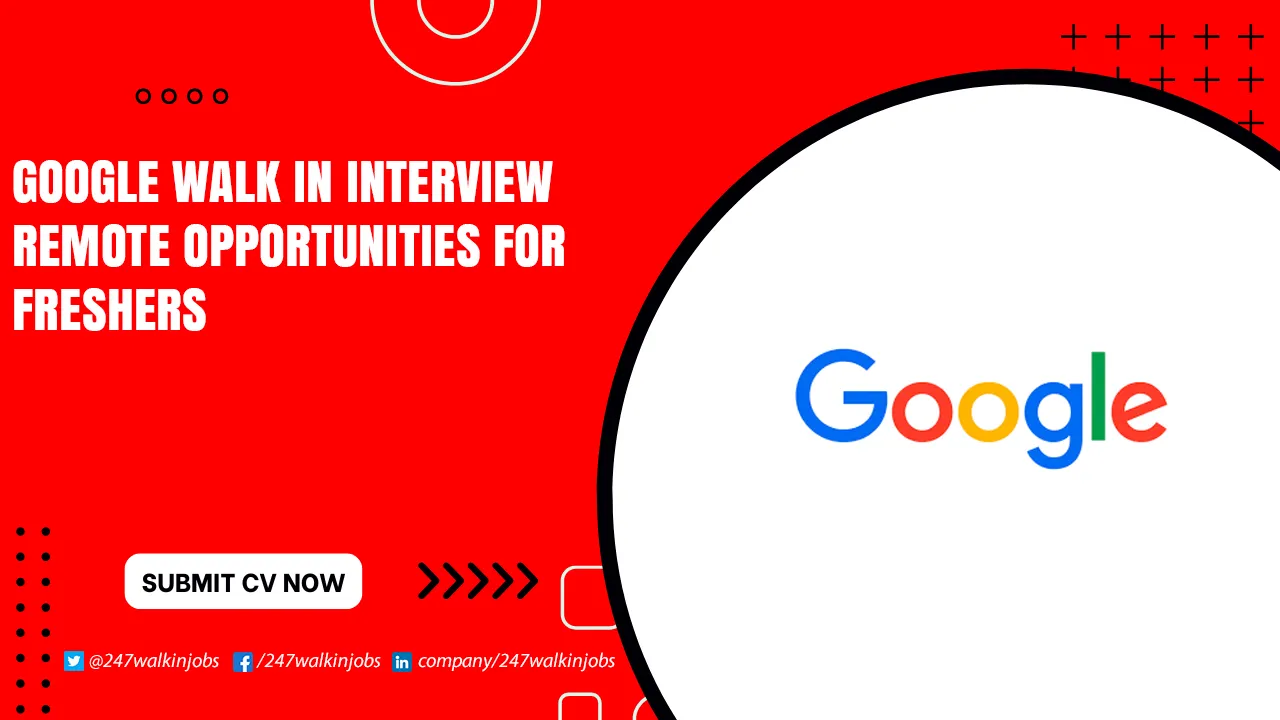 Google Walk in Interview