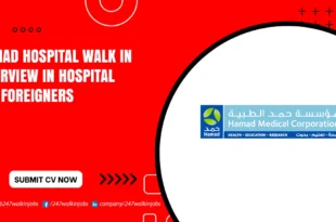Hamad Hospital Walk in Interview