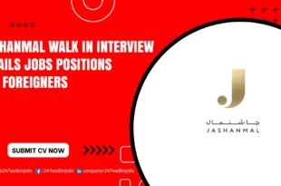 Jashanmal Walk in Interview