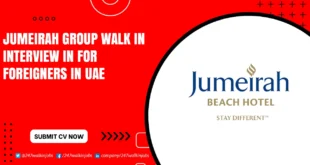 Jumeirah Group Walk in Interview