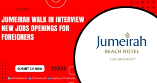 Jumeirah Walk in Interview