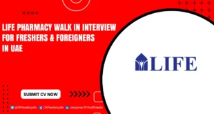 Life Pharmacy Walk in Interview