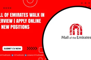 Mall of Emirates Walk in Interview