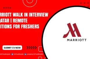 Marriott Walk in interview in Qatar