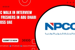 NPCC Walk in Interview