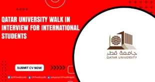 Qatar University Walk in Interview