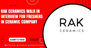 RAK Ceramics Walk in Interview