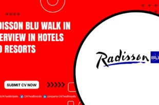 Radisson Blu Walk in Interview