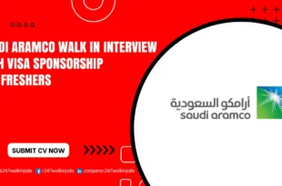 Saudi Aramco Walk in Interview