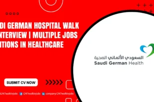 Saudi German Hospital Walk in Interview