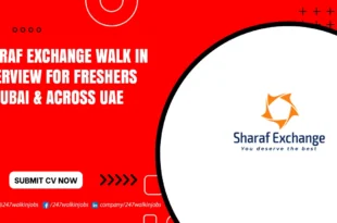 Sharaf Exchange Walk in Interview