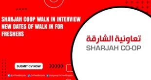 Sharjah Coop Walk in Interview