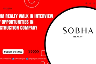 Sobha Realty Walk in Interview