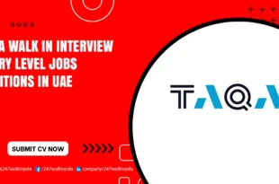 TAQA Walk in Interview