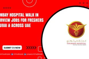 Thumbay Hospital Walk in Interview