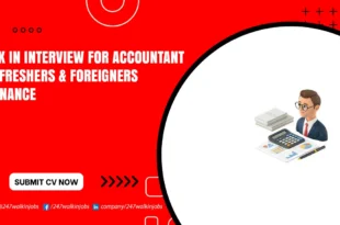 Walk in Interview for Accountant Jobs