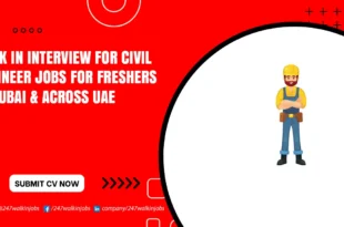 Walk in Interview for Civil Engineer Jobs