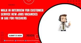 Walk in Interview for Customer Service Jobs