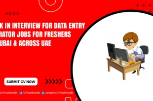 Walk in Interview for Data Entry Jobs