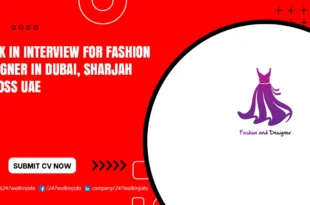 Walk in Interview for Fashion Designer Jobs