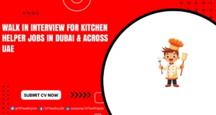 Walk in Interview for Kitchen Helper Jobs