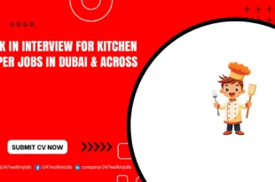 Walk in Interview for Kitchen Helper Jobs