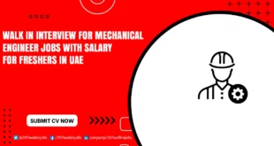 Walk in Interview for Mechanical Engineer Jobs