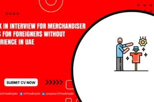 Walk in Interview for Merchandiser Jobs