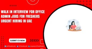 Walk in Interview for Office Admin Jobs