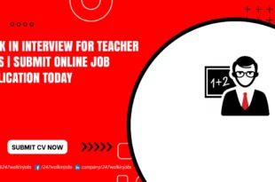 Walk in Interview for Teacher Jobs