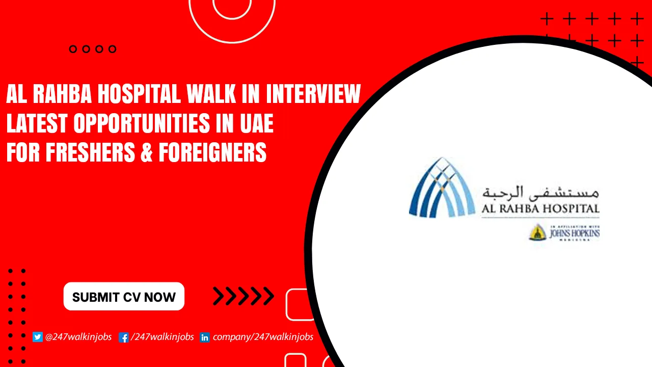 Al Rahba Hospital Walk in Interview