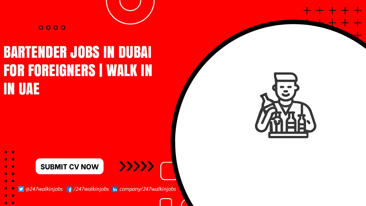 Bartender Jobs in Dubai