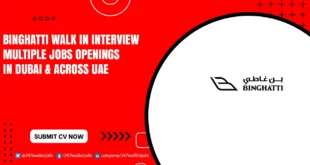 BINGHATTI Walk in interview