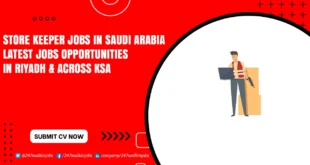 Store Keeper Jobs in Saudi Arabia